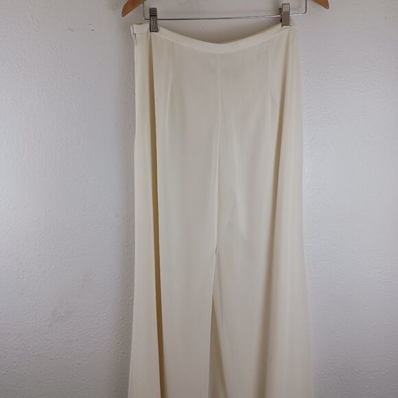 R & M Richards polyester champange Pant suit size 8 - Picture 7 of 8